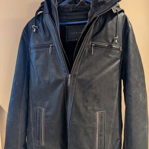 Men's Black Military Jacket